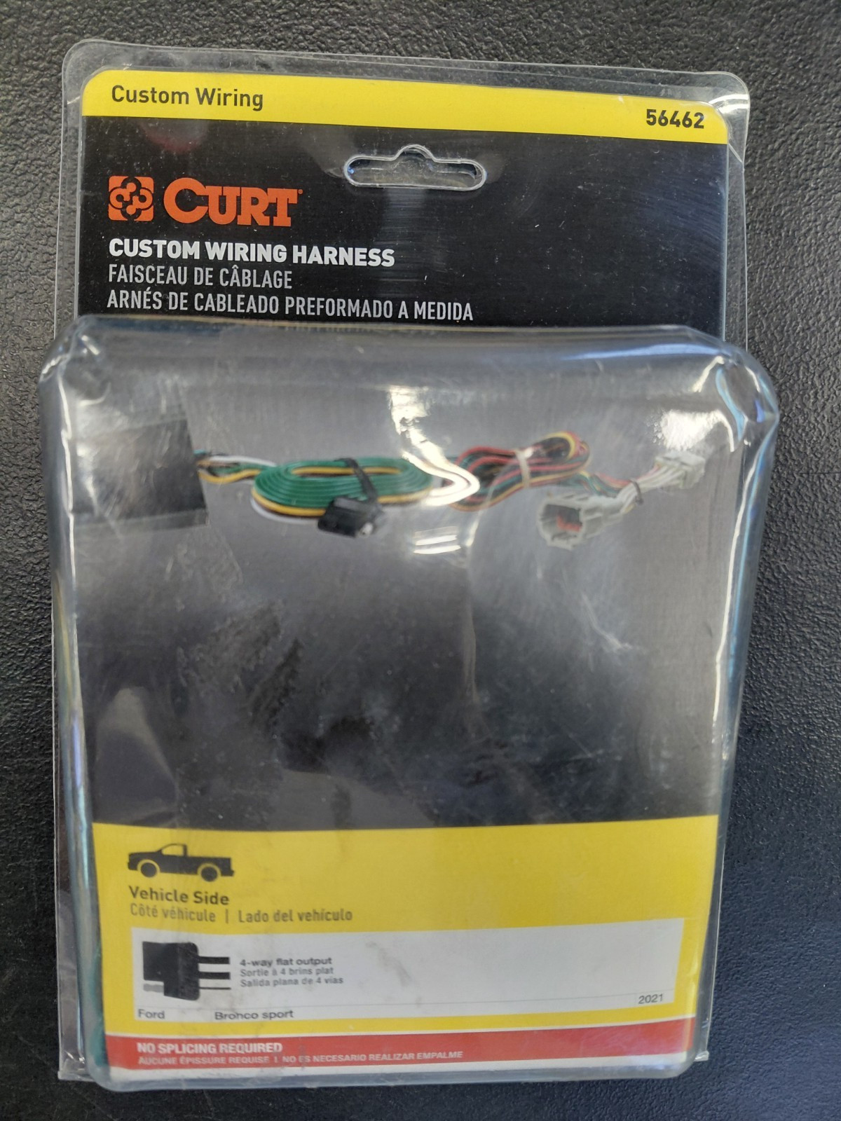 CURT 56377 Vehicle-Side Custom 4-Pin Trailer Wiring Harness, Fits Mazda Cx-5