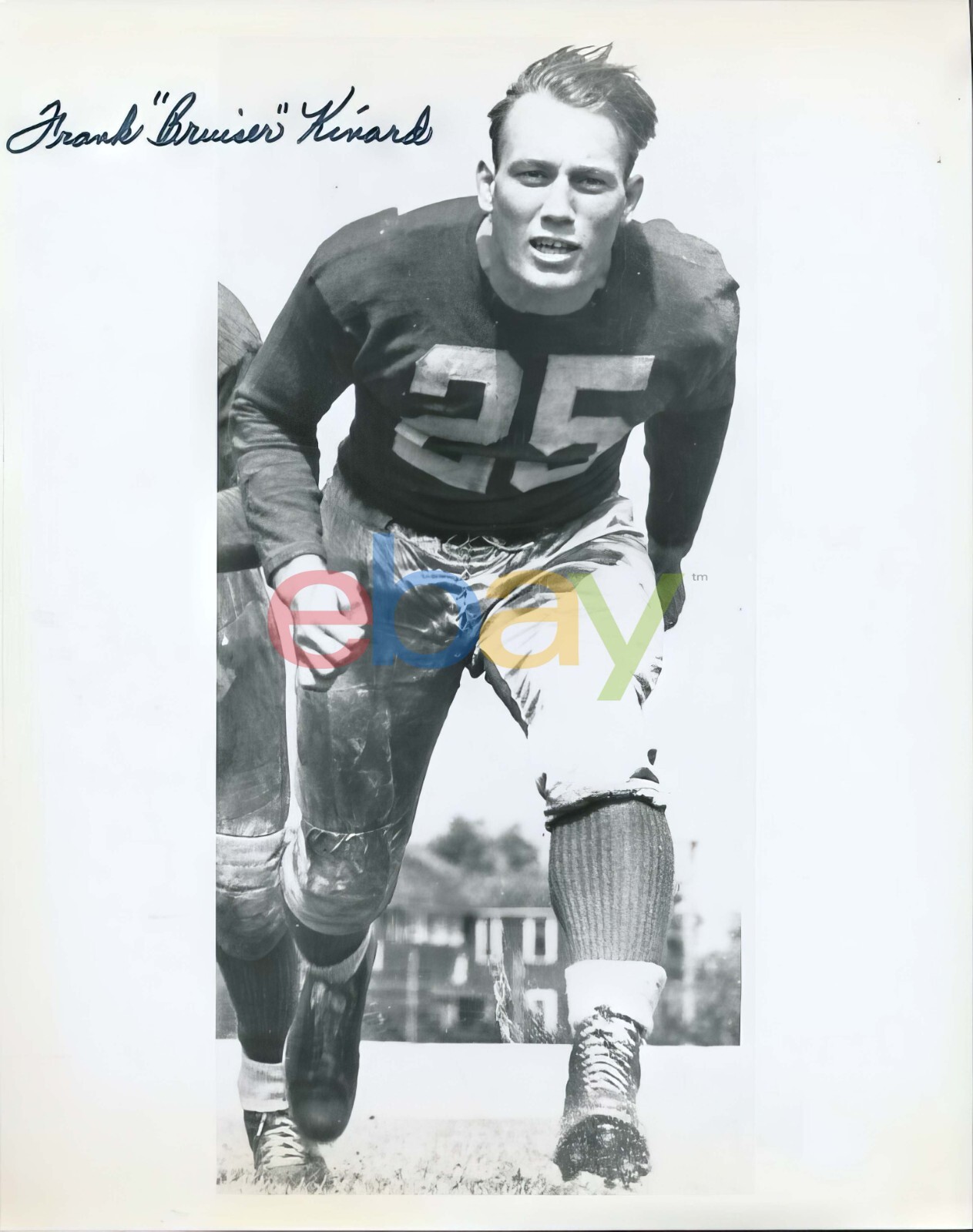 Frank 'Bruiser' Kinard Signed 8x10 Photo Autographed 