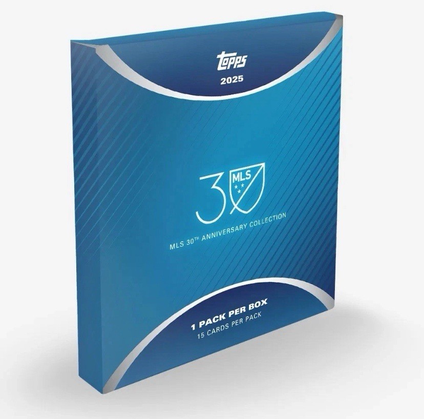 2025 Topps MLS 30th Anniversary Collection Trading Card Box 1 Auto New Sealed