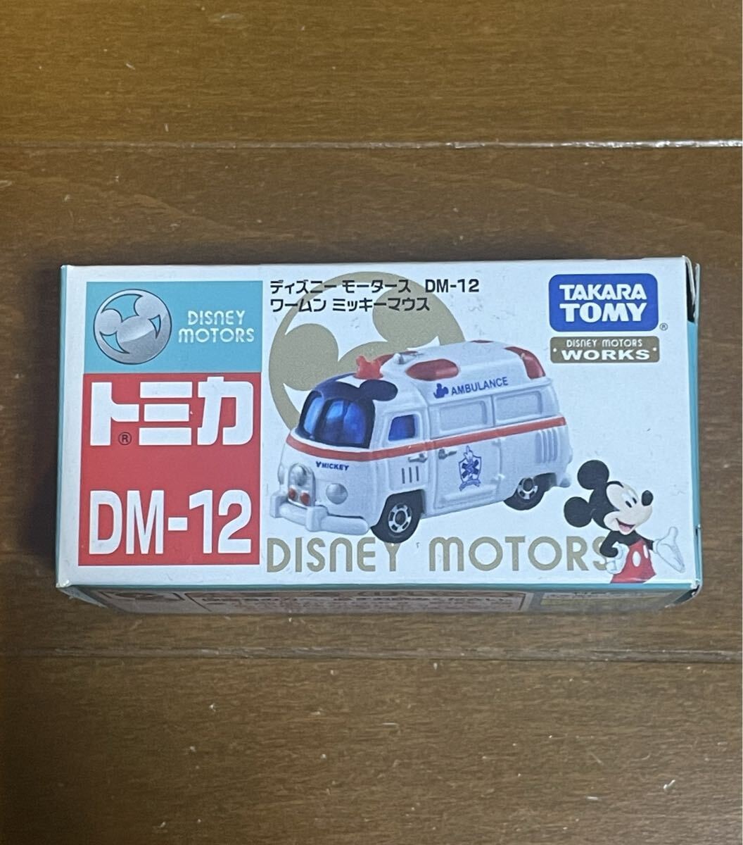 New Unused Disney Motors DM-12 Wormun Mickey Mouse / Mini Car / Disney / Discon