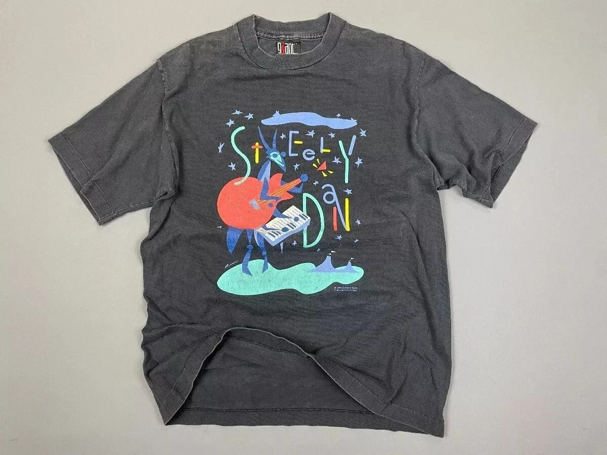 New Sale Steely Dan Tour 1994 Vintage Jazz Rock Concert Black T Shirt Unisex Tee