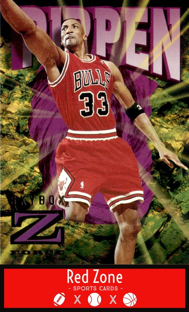 1996-97 SkyBox Z-Force - #13 Scottie Pippen NM. HOF