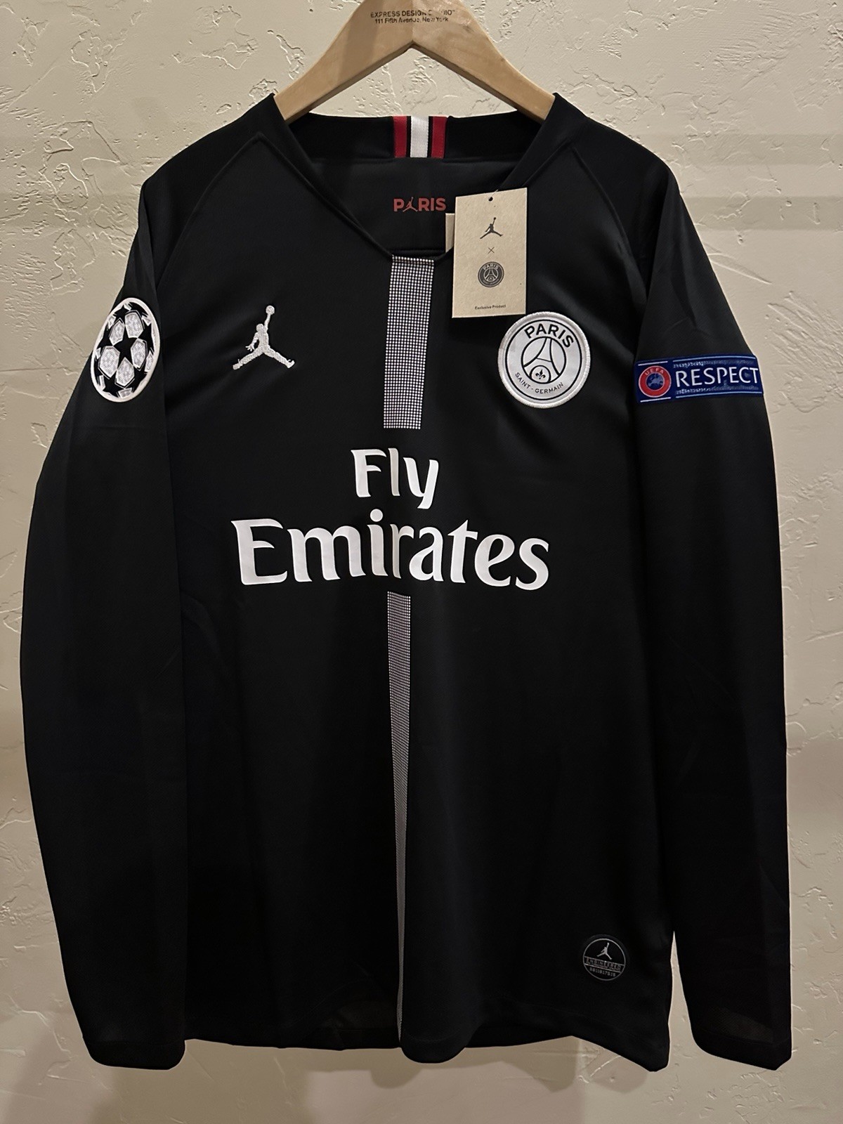 Neymar Jr. Paris Saint German x Jordan 2018/19 Champions League Long Sleeve Away