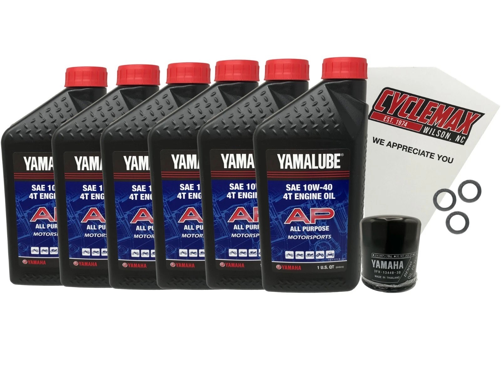 Cyclemax Genuine OEM 2006-2010 Yamaha Roadliner S 1900 Oil Change Kit Cyclemax Genuine OEM 2006-2010 Yamaha Roadliner S 1900 Oil Change Kit