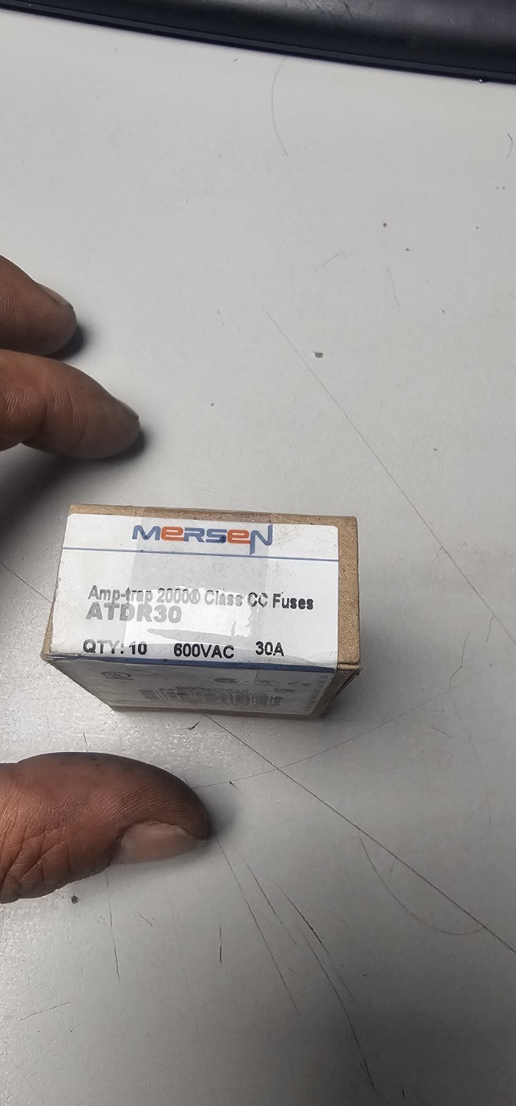 Box of 10 Mersen ATDR30 30A 600Vac Fuses Box of 10 Mersen ATDR30 30A 600Vac Fuses