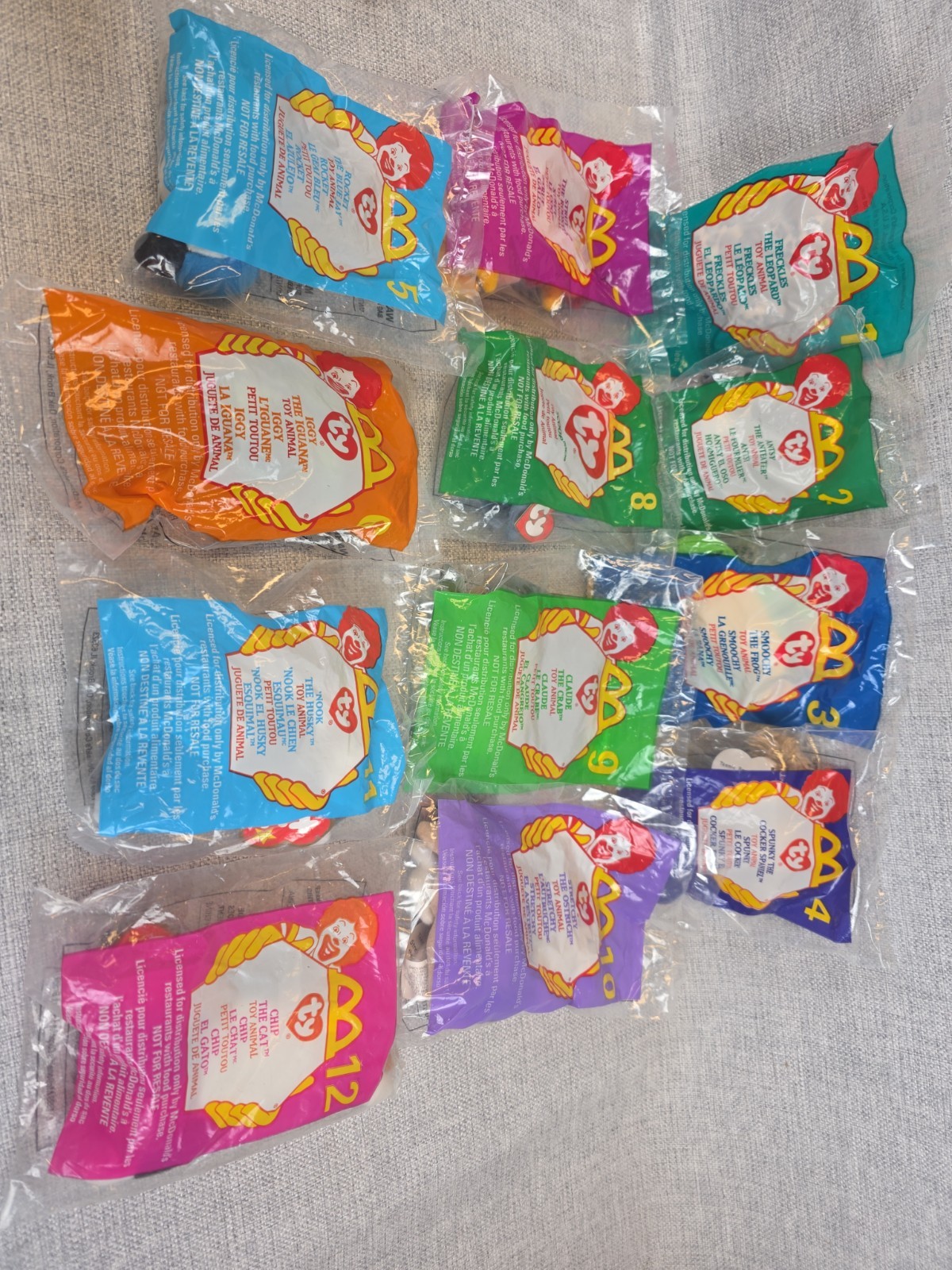 Ty Teanie Beanie Babies Full Collection Sealed With Tags Lot Of 12 Ty Teanie Beanie Babies Full Collection Sealed With Tags Lot Of 12