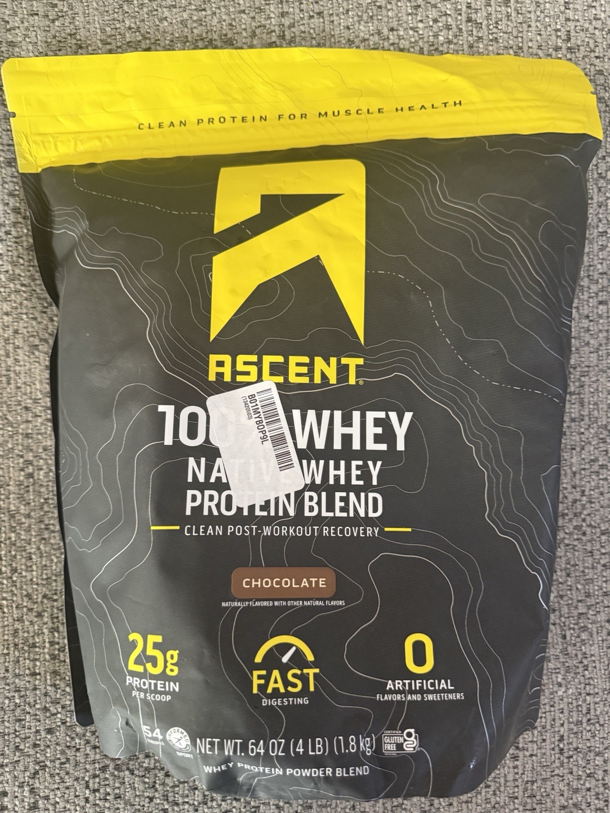 Ascent 100% Whey, Native Whey Protein Blend, Chocolate, 4.25 lbs 🇺🇸 Whey. Ascent 100% Whey, Native Whey Protein Blend, Chocolate, 4.25 lbs 🇺🇸 Whey.