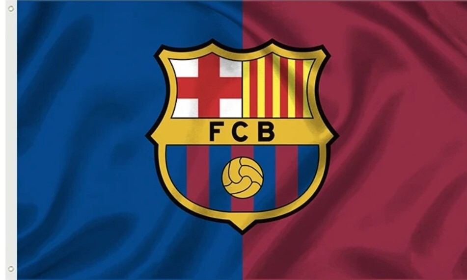 Barcelona FC Two Tone Flag Banner 3x5 ft Spain Soccer Bicolor New Futbol Club Barcelona FC Two Tone Flag Banner 3x5 ft Spain Soccer Bicolor New Futbol Club