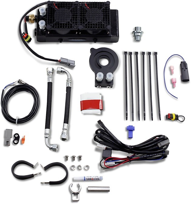 UltraCool 3.0 Naked Oil Cooler Black #SMT8-3 Harley Davidson
