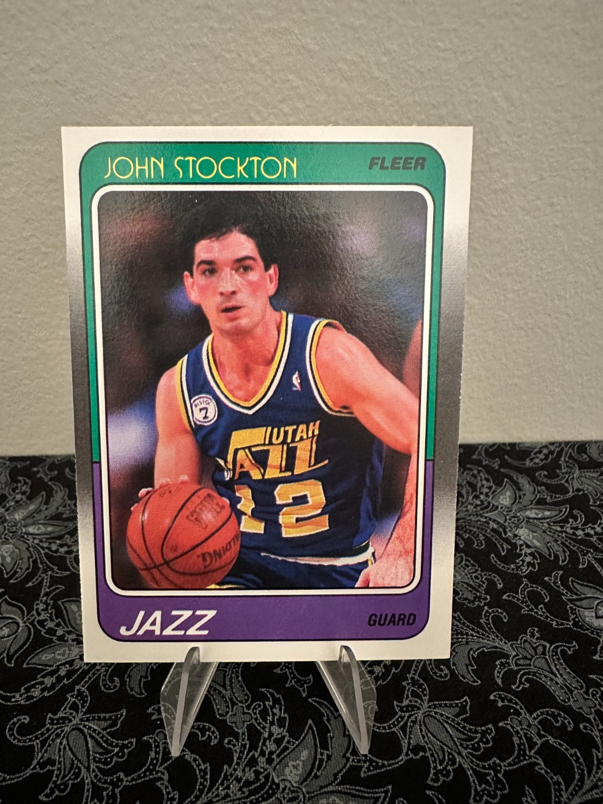 1988-89 fleer - john stockton 115 rc