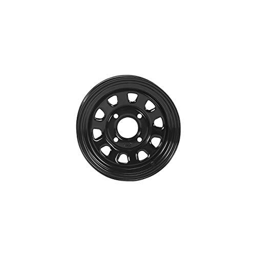 ITP 1425579014B Delta Steel Front/Rear Wheel - 14x7-4+3 Offset - 4/156 - Black