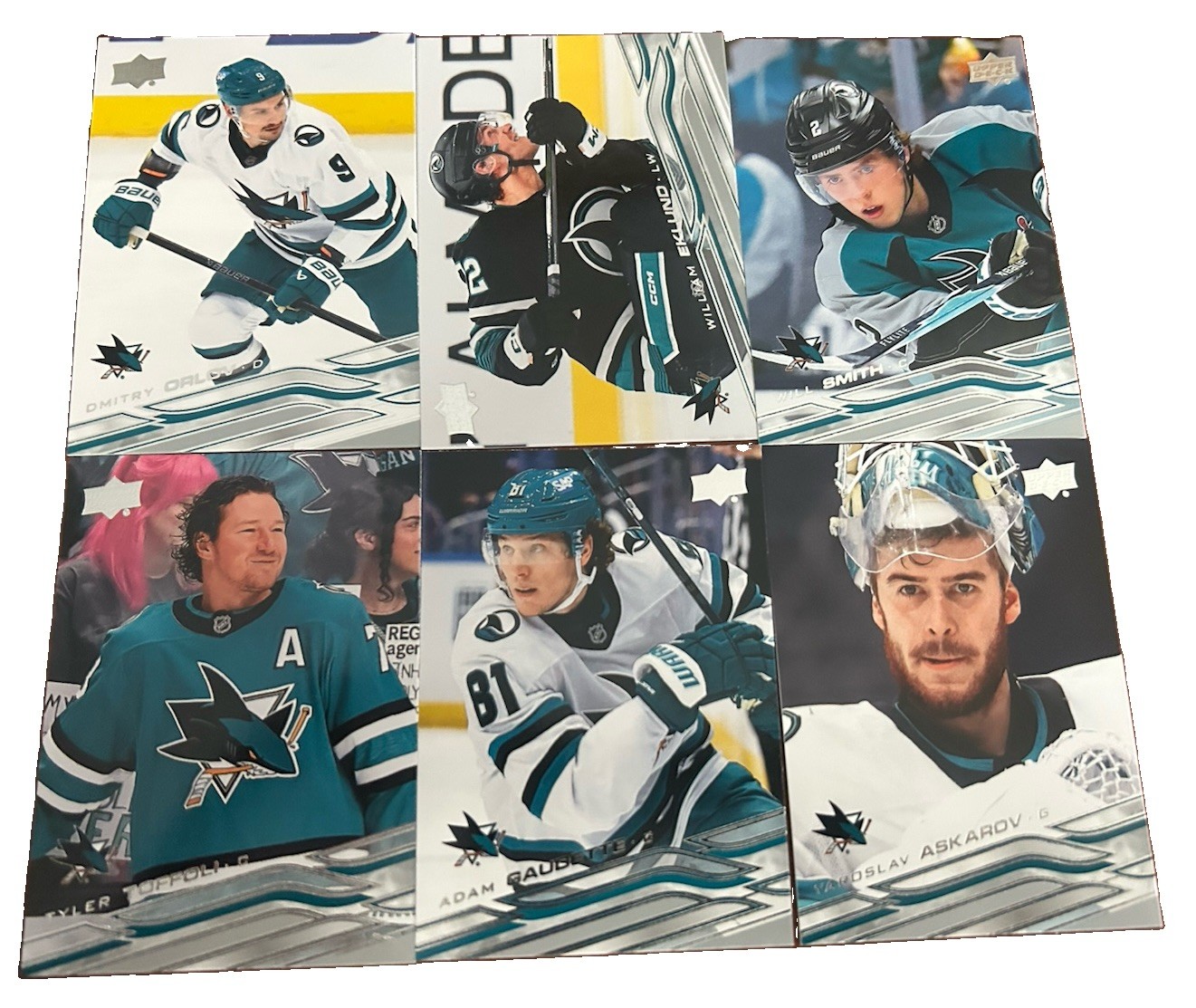 San Jose Sharks - 2026-27 UD Series 1 Team Set (6 Cards) - Will Smith