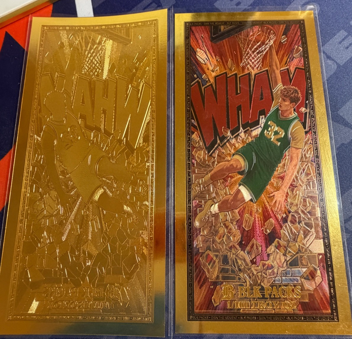 GoldBack Leaf 1/100 Troy Oz. Copper Flagg WHAM Crunch Time Basketball 2024-25