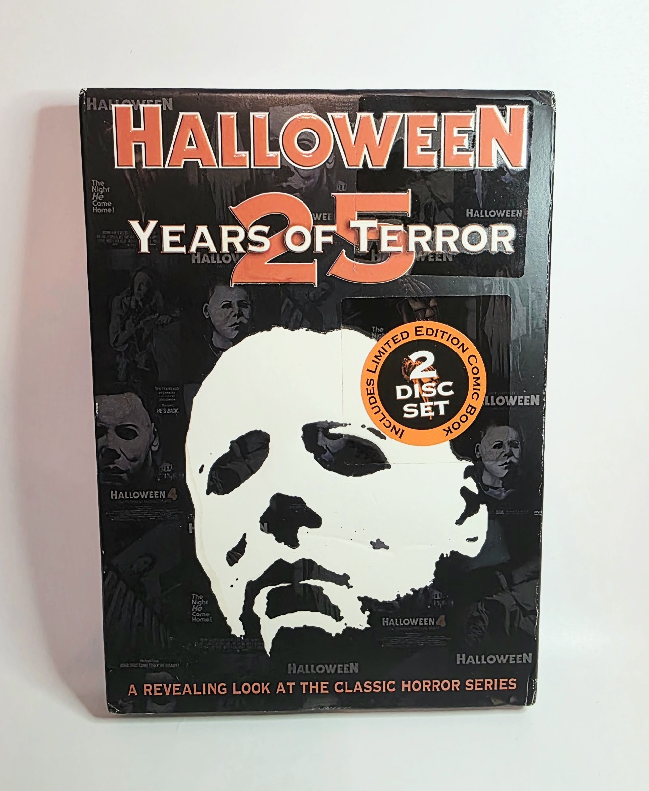 Halloween 25 Years of Terror DVD 2-Disc Set SEALED w/Slip Cover & COMIC BOOK