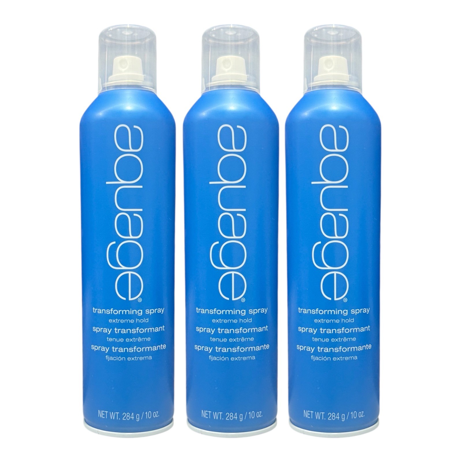 Aquage Transforming Extreme Hold Hairspray 10 Oz (Pack of 3)