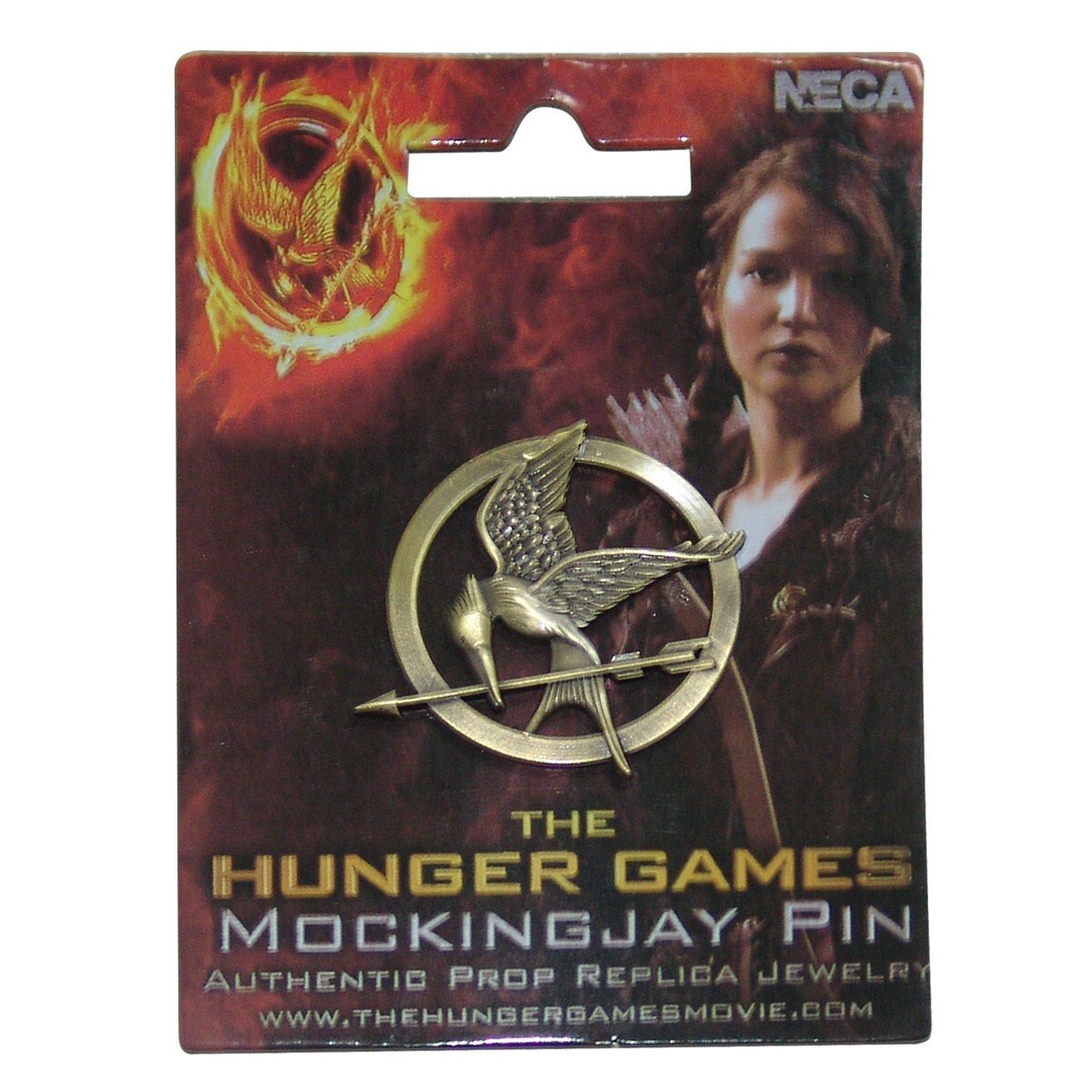 The Hunger Games Mockingjay Pin Authentic Prop Replica NECA Lions Gate 2012 NWT