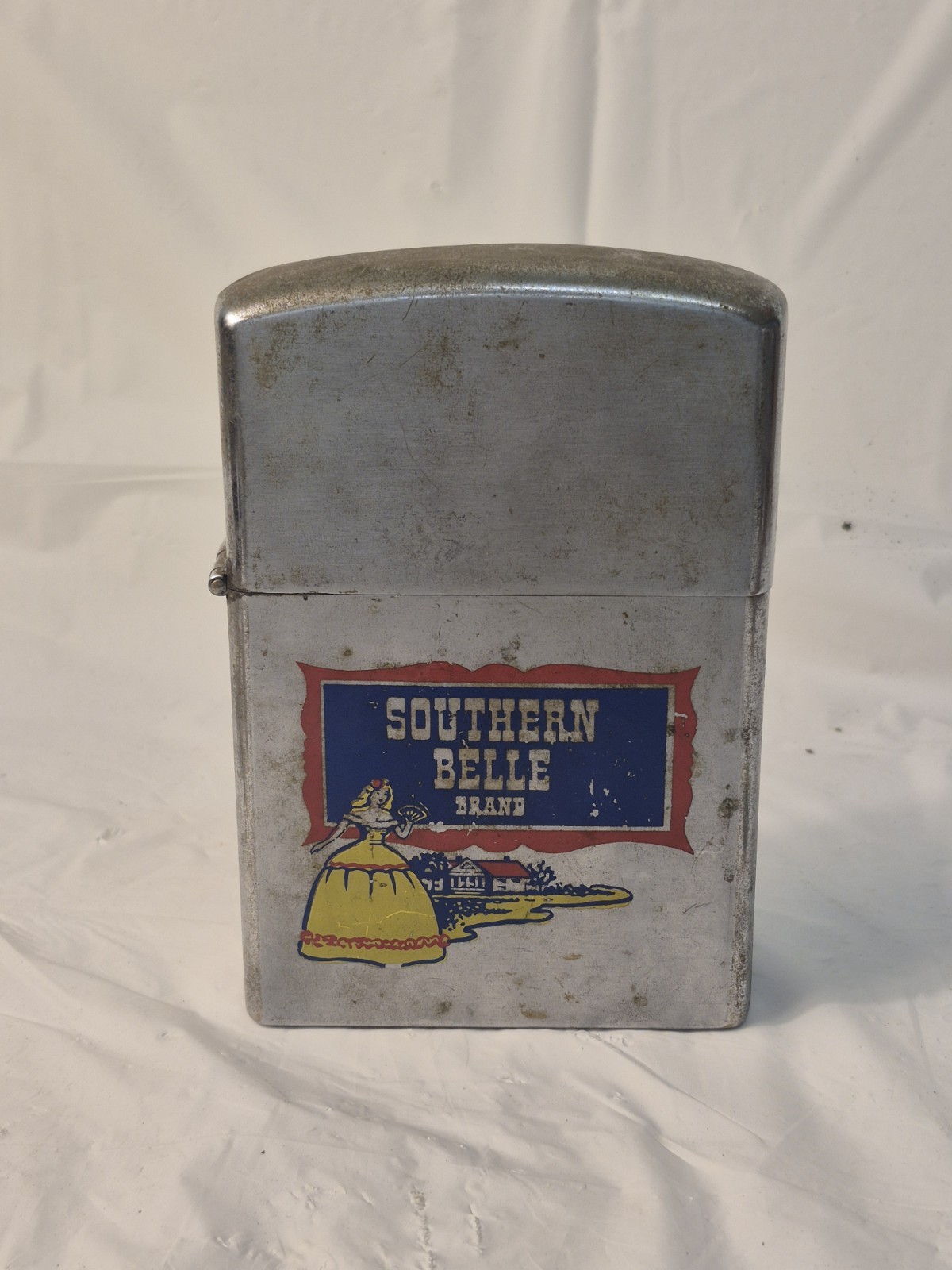 Vintage IDEALINE GIANT Southern brands NOVELTY FLIPTOP LIGHTER STEEL JAPAN Vintage IDEALINE GIANT Southern brands NOVELTY FLIPTOP LIGHTER STEEL JAPAN