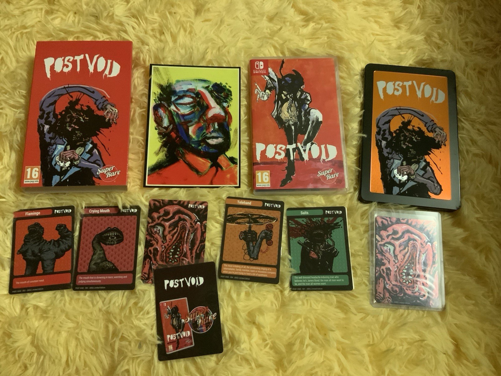 Post Void Steelbook Edition Super Rare Games Nintendo Switch + All Cards