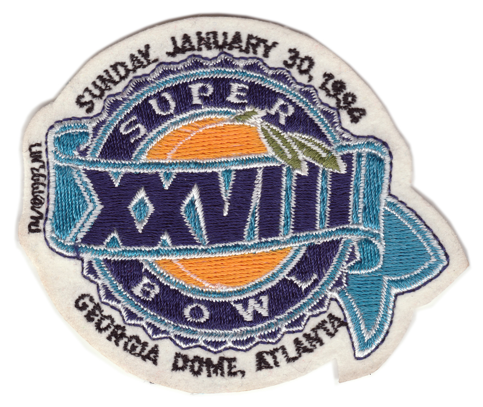 1994 SUPER BOWL XXVIII NFL FOOTBALL VINTAGE 3.25