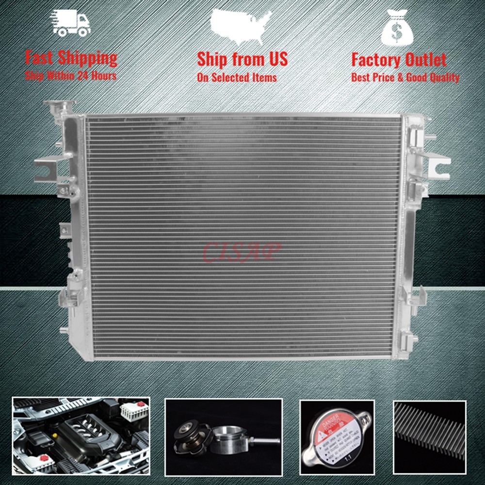 3Rows All Aluminum Radiator Fit For 2009-2020 Dodge RAM 1500 2500 3500 DPI:13295