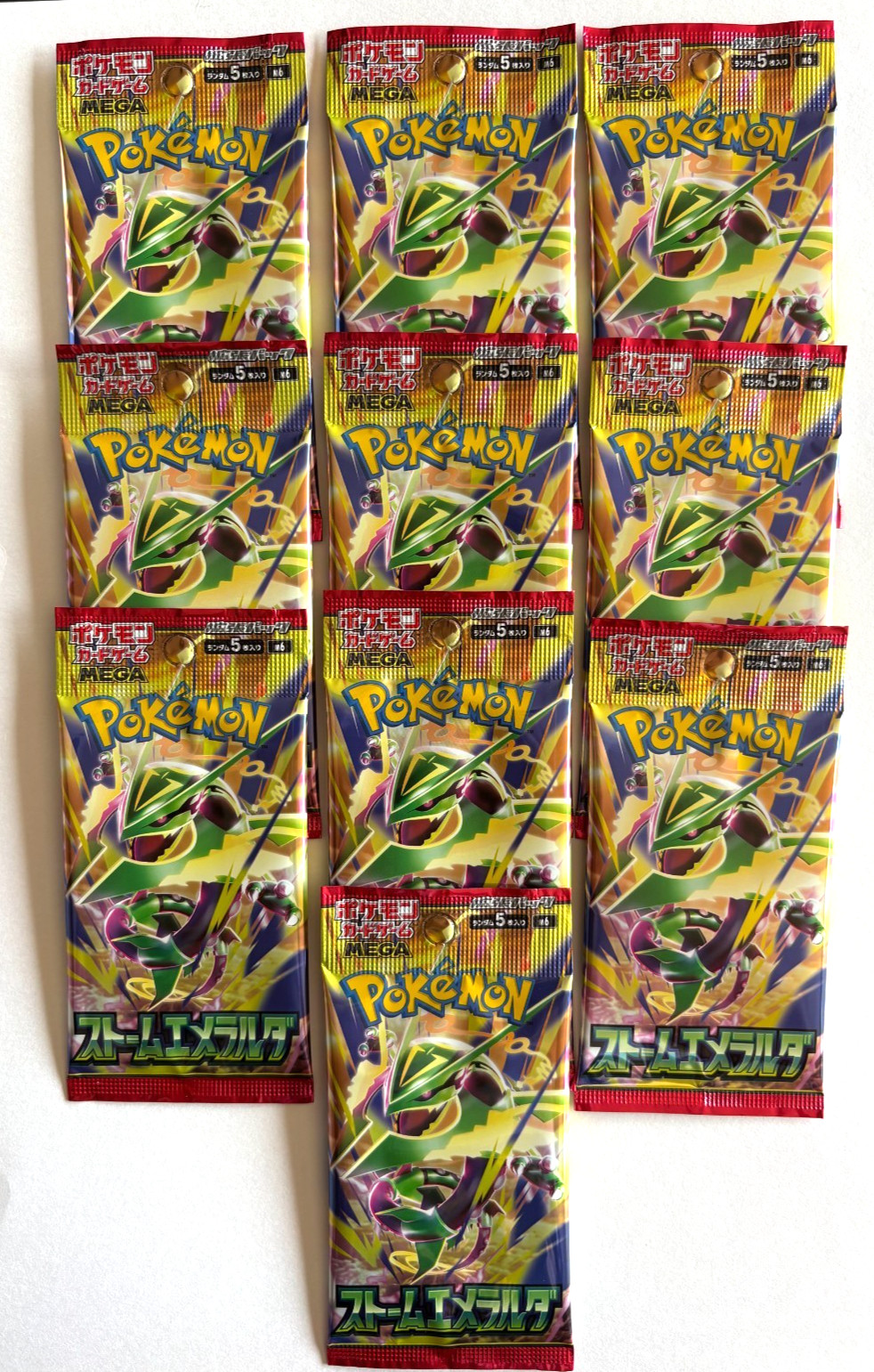 Pokemon Card Storm Emeralda Booster pack x10 M6 Japanese NEW Pokemon Card Storm Emeralda Booster pack x10 M6 Japanese NEW