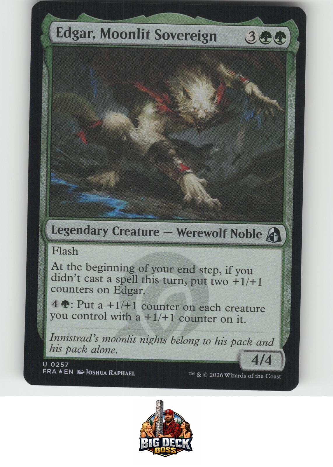 Edgar, Moonlit Sovereign Reality Fracture Uncommon 257 Foil MTG Near Mint
