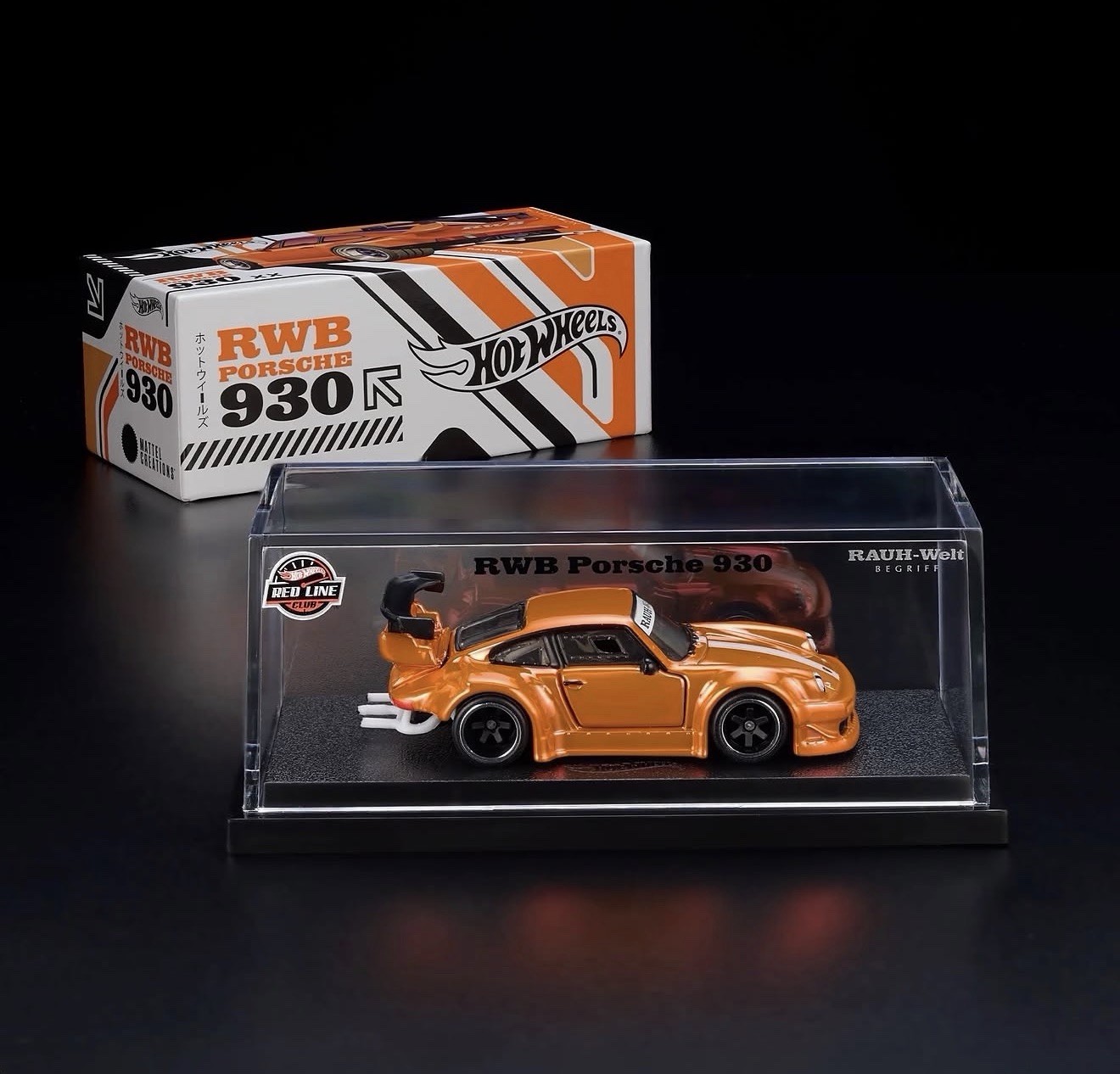 2026 Hot Wheels RLC Exclusive RWB Porsche 930 Orange - Acrylic Case - Presale