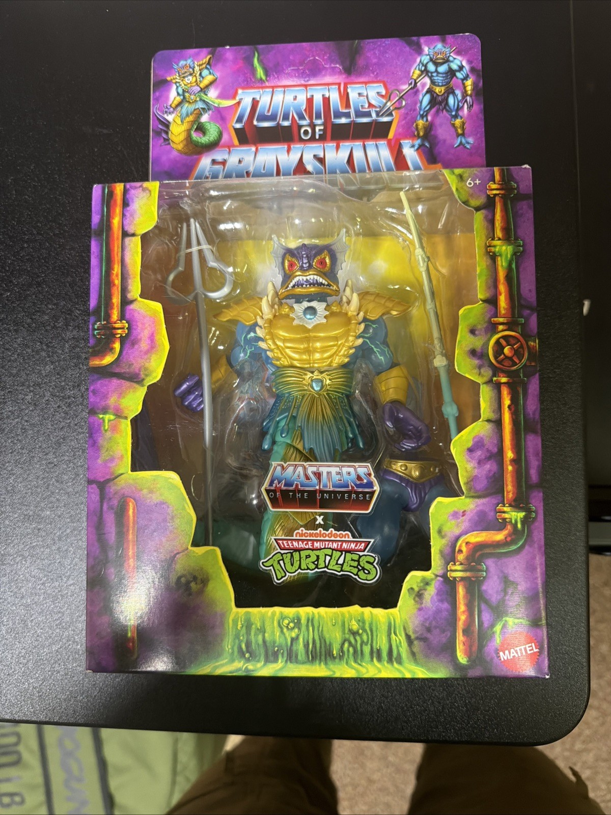 Mattel Turtles of Grayskull Masters of the Universe Merman Figure w/ Trident