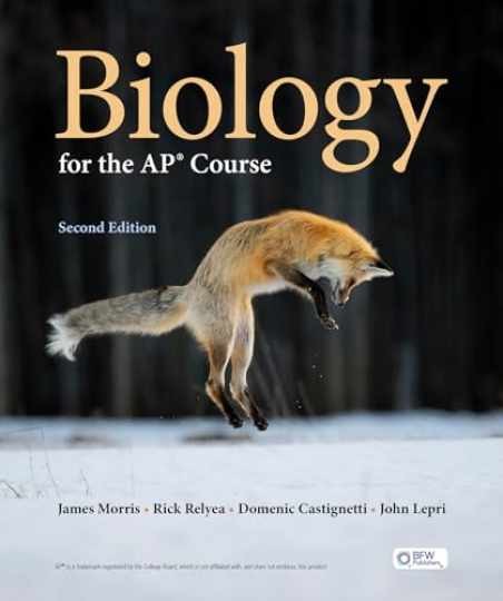 Biology for the AP® Course - Hardcover, by Morris James; Castignetti - New h Biology for the AP® Course - Hardcover, by Morris James; Castignetti - New h