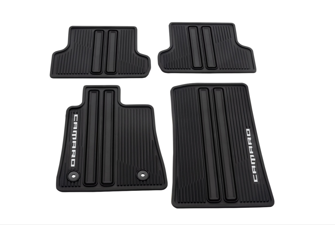 2016-2024 Chevrolet Camaro Front And Rear All Weather Floor Mats GM 86555231