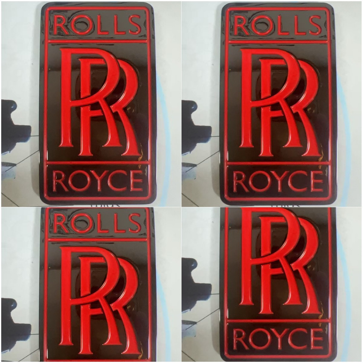 4*For Rolls-Royce 2012- upgrades the Black / red letterin BB version Kit OEM:51
