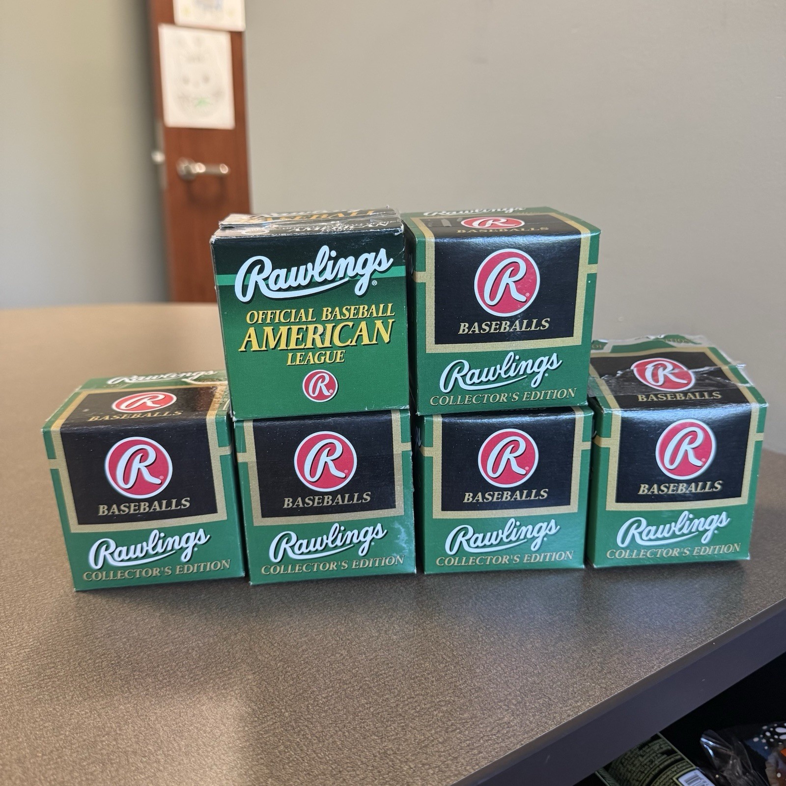 Vintage Rawlings Official Baseball MLB Collection Lot of 6 New in Original Boxes Vintage Rawlings Official Baseball MLB Collection Lot of 6 New in Original Boxes