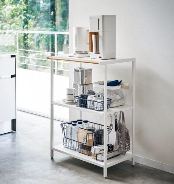 Yamazaki Home TOWER 3-Tier Storage Rack 35\