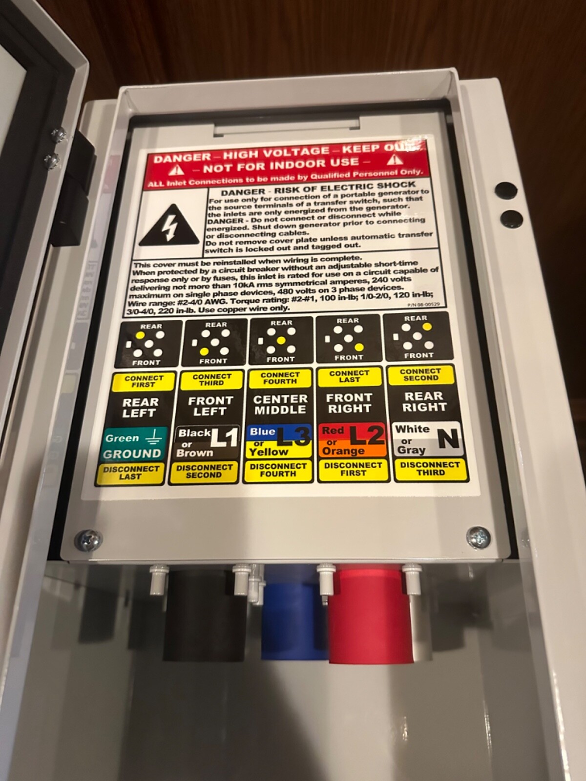 Resale to Uncle Sam 2X $$$  Intersect 400AMP 3 Phase Cam Lok Box for Generators