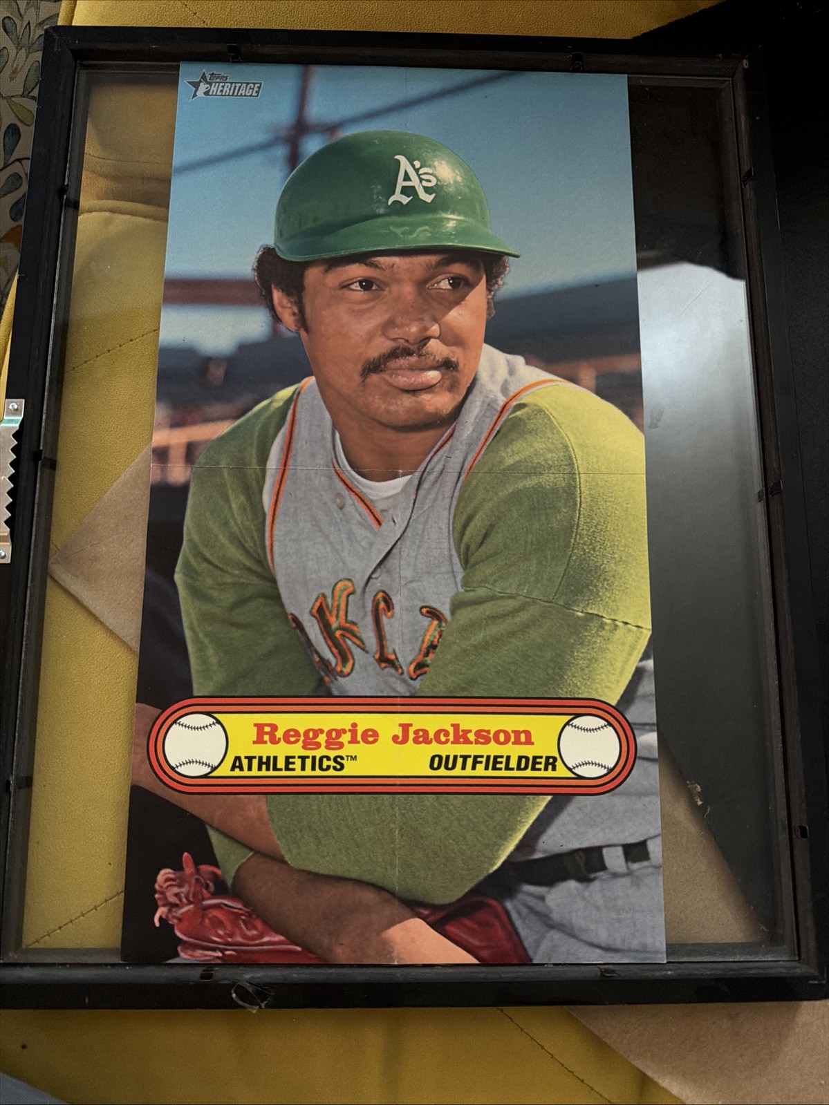 Topps Cooperstown ‘21 Collection Reggie Jackson ROOKIE Oakland As Pinup 1967 EXC