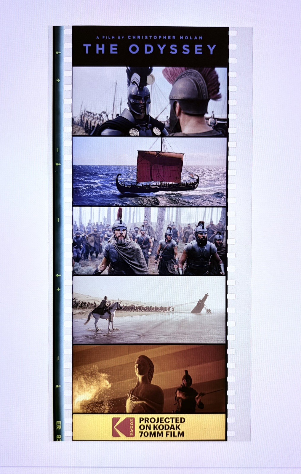 The Odyssey 70mm Kodak Film Strip Promo **Exclusive Limited Edition**