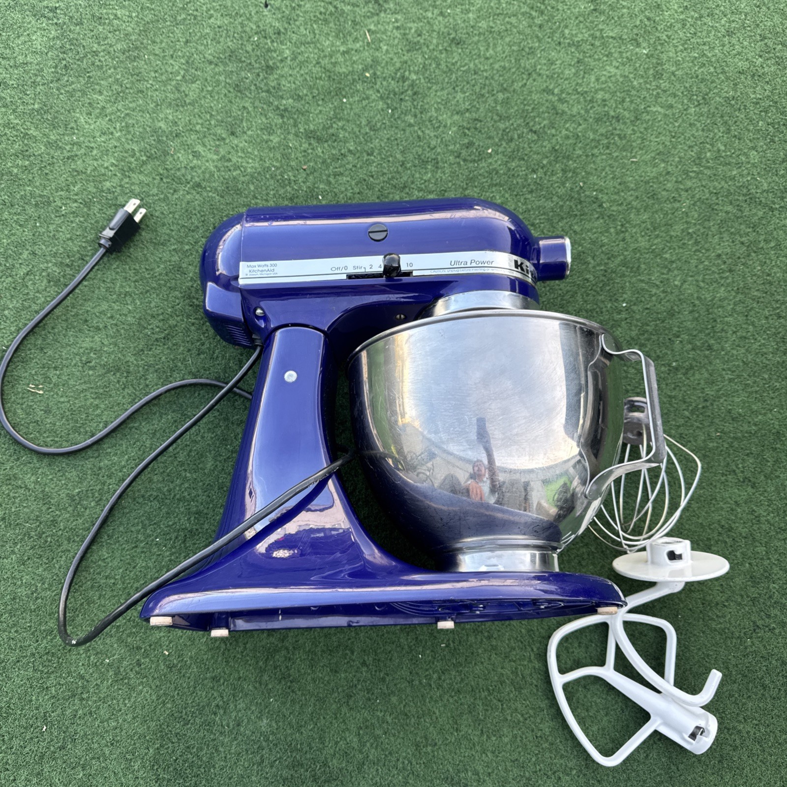 KitchenAid Ultra Power KSM90 Cobalt Blue Mixer - WORKS GOOD W ATTACHMENTS WOW KitchenAid Ultra Power KSM90 Cobalt Blue Mixer - WORKS GOOD W ATTACHMENTS WOW