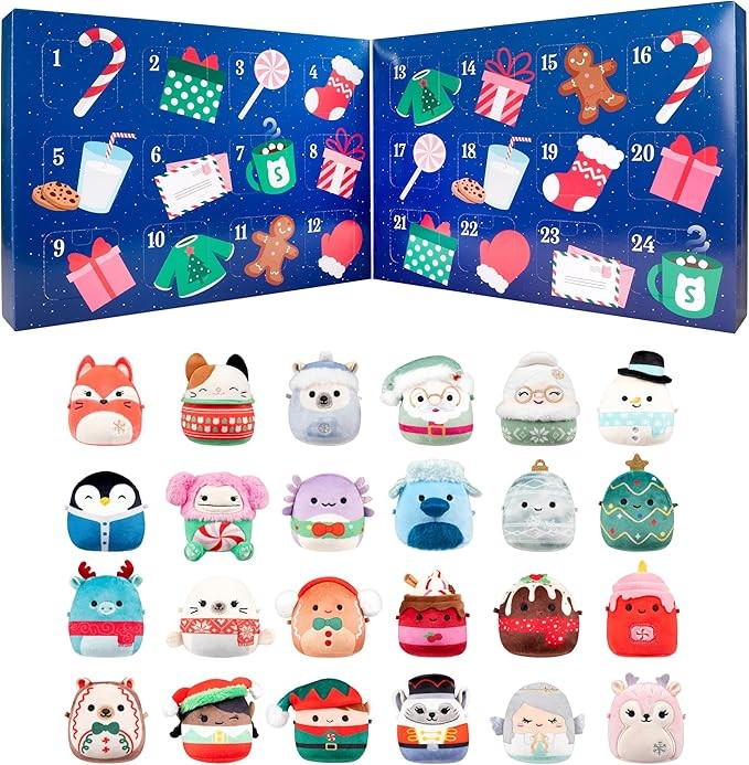 Squishmallows Original 24-day Micromallows Holiday Plush Advent Calendar Squishmallows Original 24-day Micromallows Holiday Plush Advent Calendar