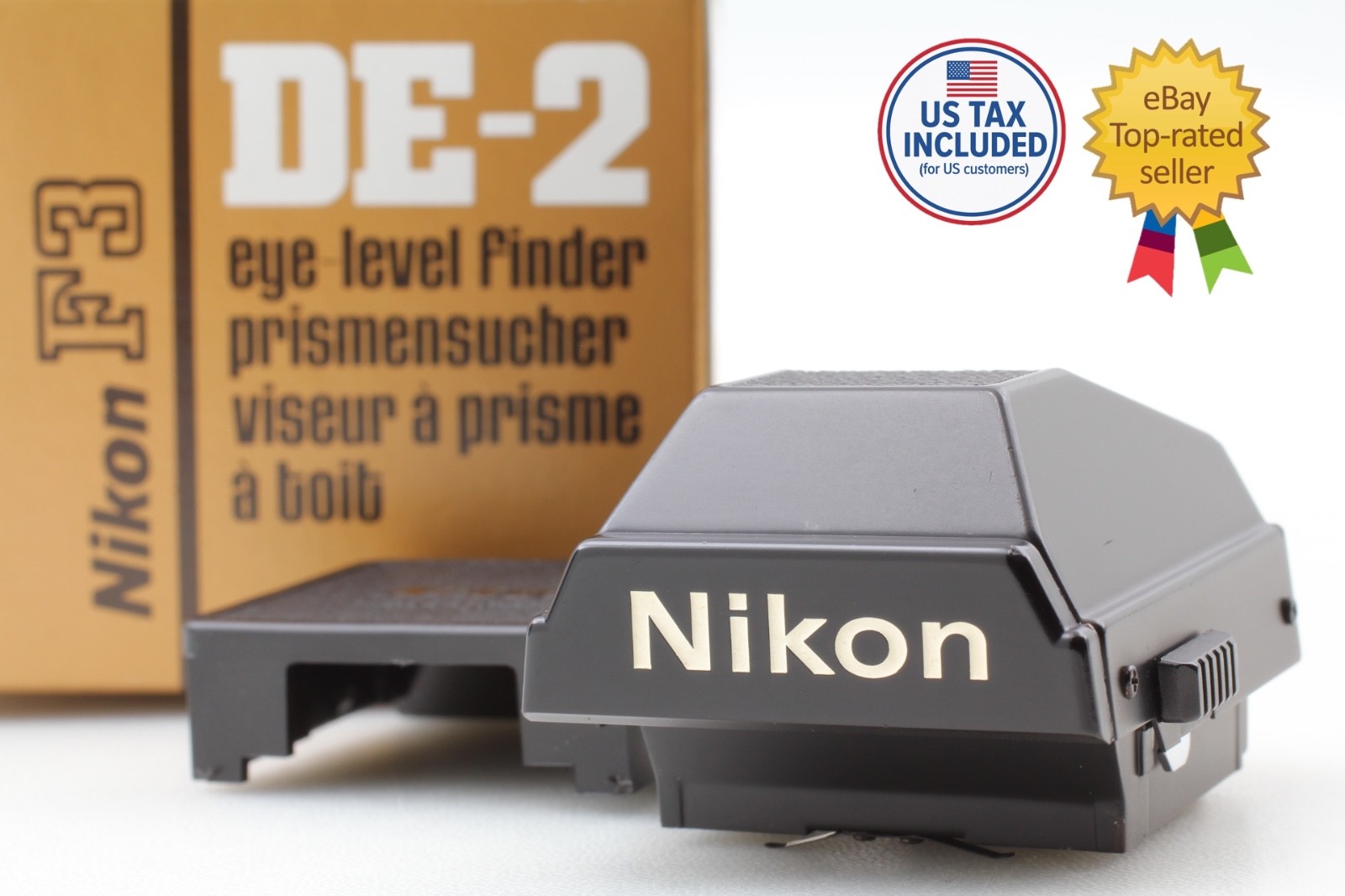 【 N Mint in BOX 】 Nikon DE-2 Eye Level Prism View Finder for Nikon F3 From JAPAN
