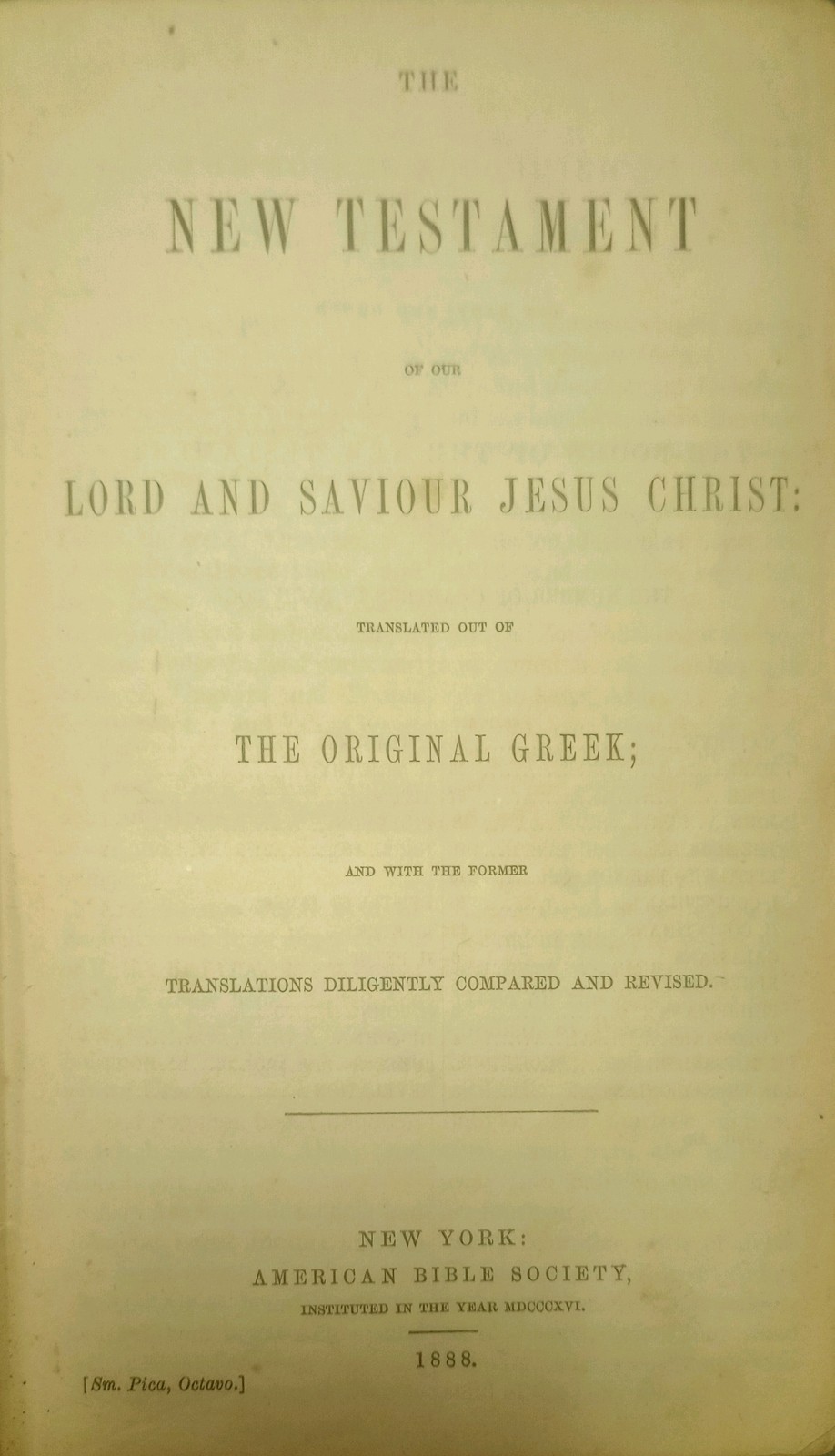 1888 Ebert, Ellen Family Bible (Bible Rescue #1462)