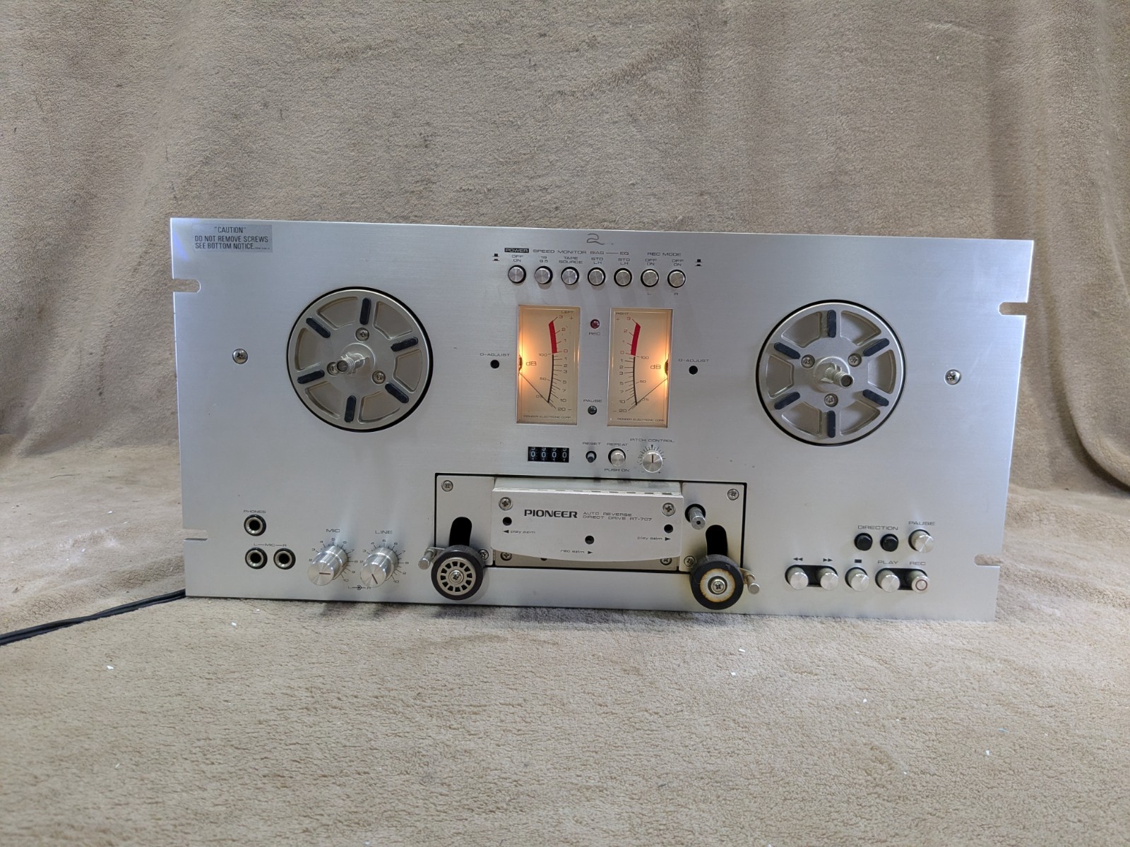 Pioneer RT707 Direct Drive Auto Reverse Reel to Reel Tape Recorder G2U Pioneer RT707 Direct Drive Auto Reverse Reel to Reel Tape Recorder G2U