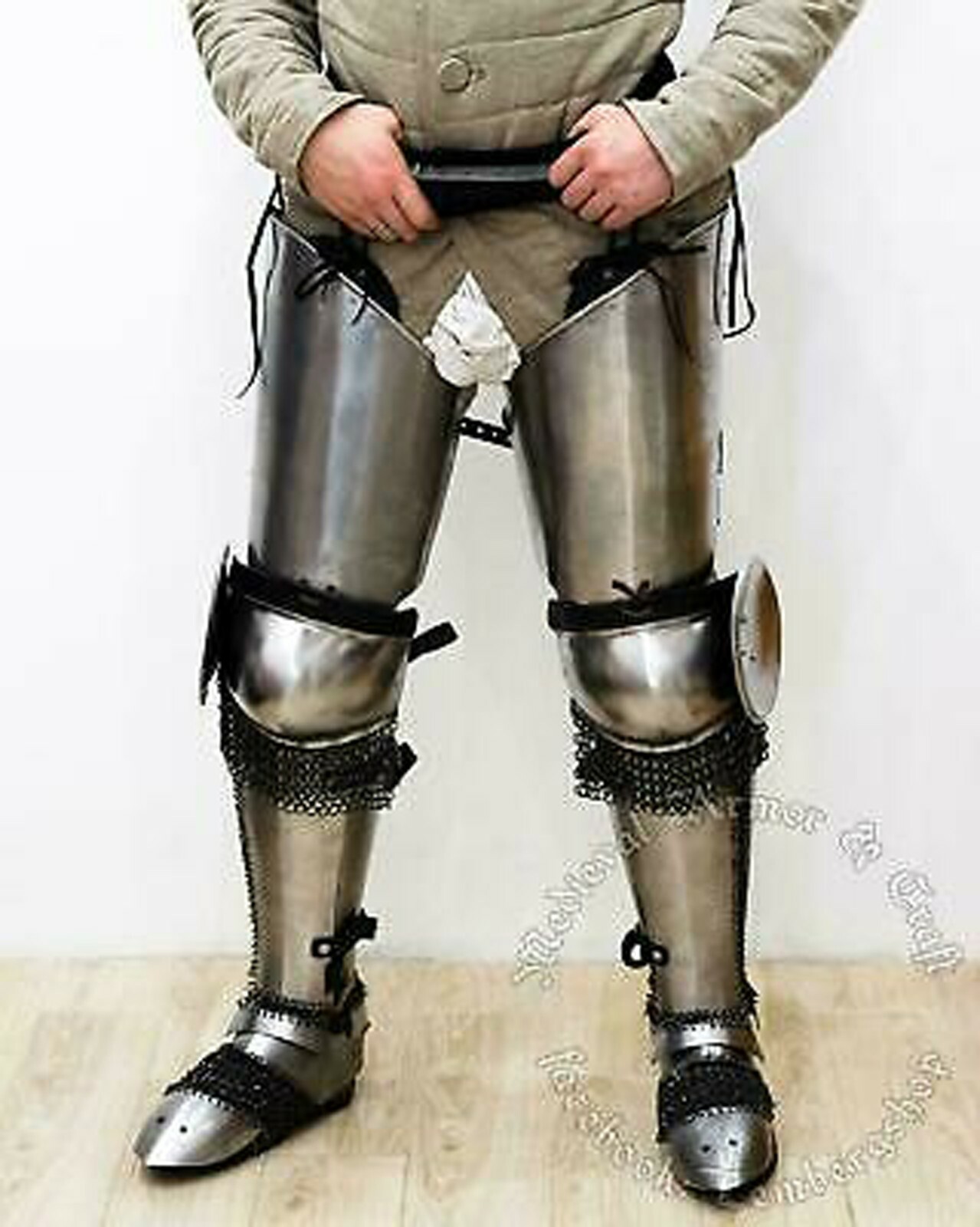 Medieval Armour Leg Protection Battle Warrior LARP Leg Of Armour Reenactment