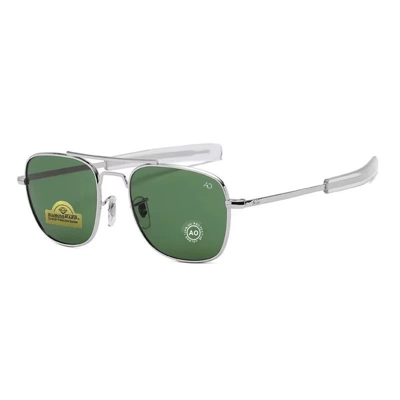 AO Aviation Sunglasses Men American Optical Style Pilot Aviator UV Protection Gl