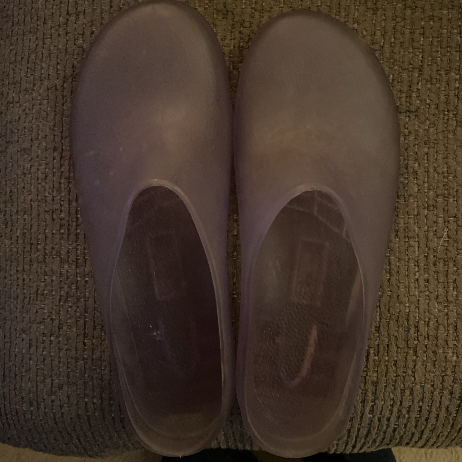 Authentic Ultra Rare Men’s Size 10 Clear Sloggers Garden Shoe No Longer Made