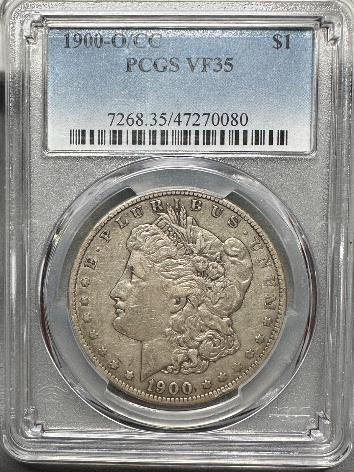 1900-O/CC  MORGAN DOLLAR   PCGS  VF35   TOP 100