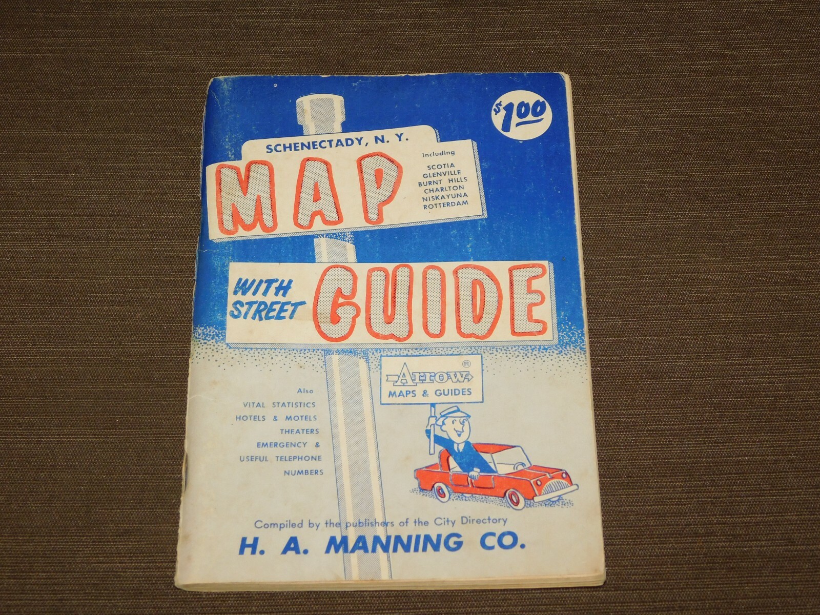 VINTAGE 1968 SCHENECTADY STREET & BUSINESS MANNING GUIDE *MISSING THE MAP** VINTAGE 1968 SCHENECTADY STREET & BUSINESS MANNING GUIDE *MISSING THE MAP**