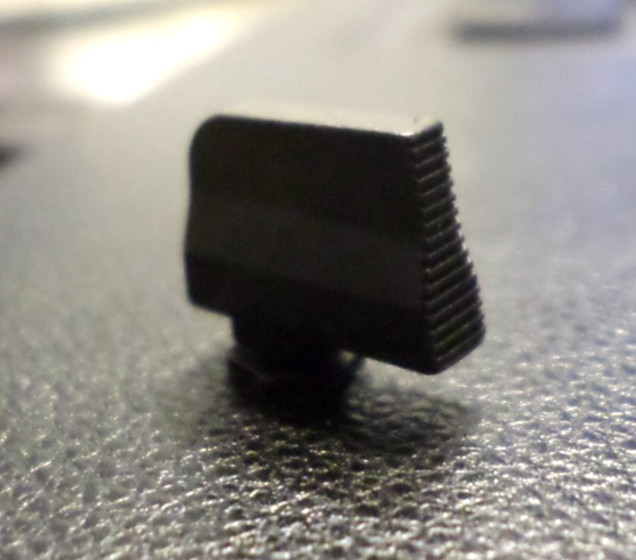 Ameriglo Serrated Black Front Sight Compatible with Glock Models (GST-315) .315\