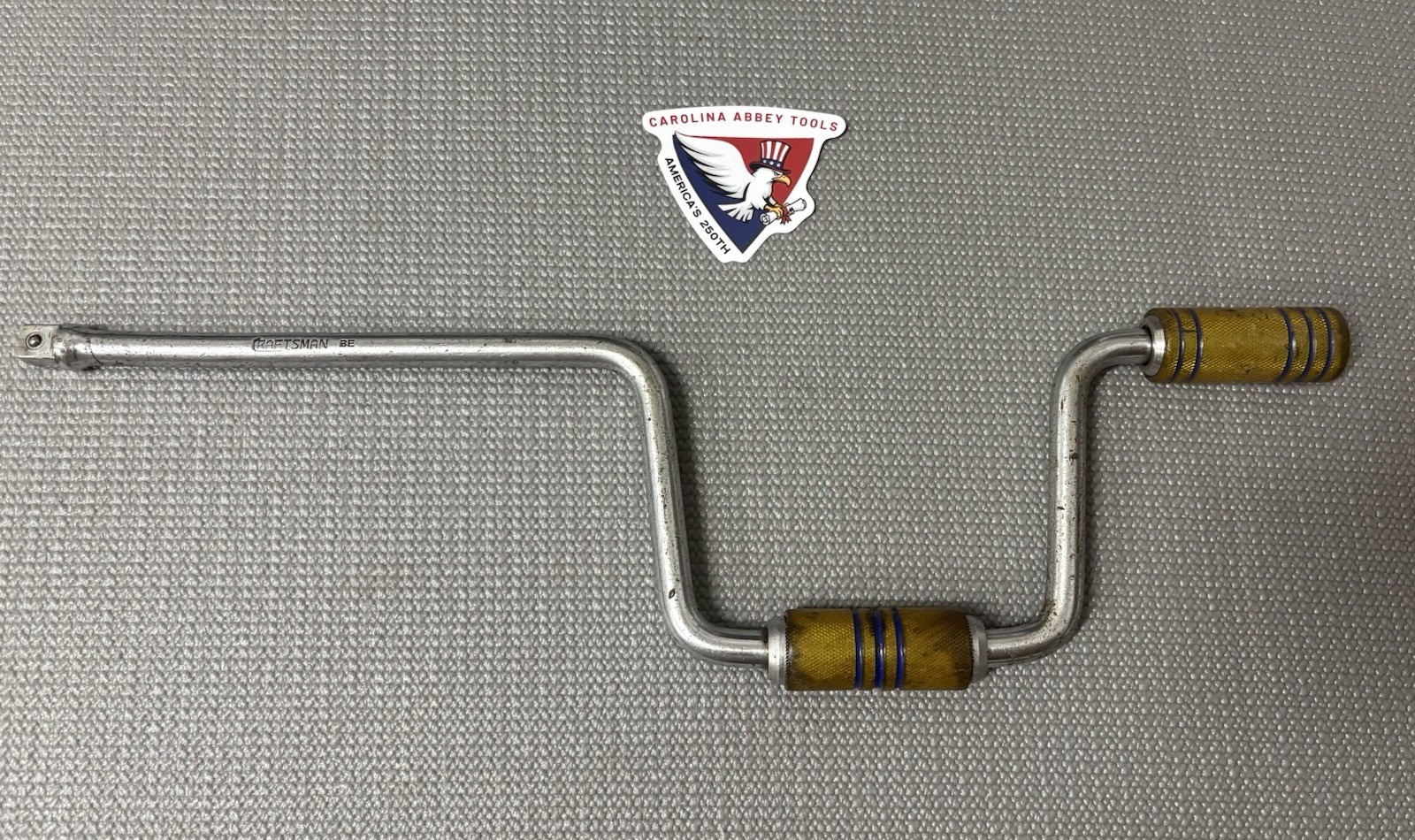 Rare Vintage Sears Craftsman BE 1/2” Drive Speed Wrench Amber Handle