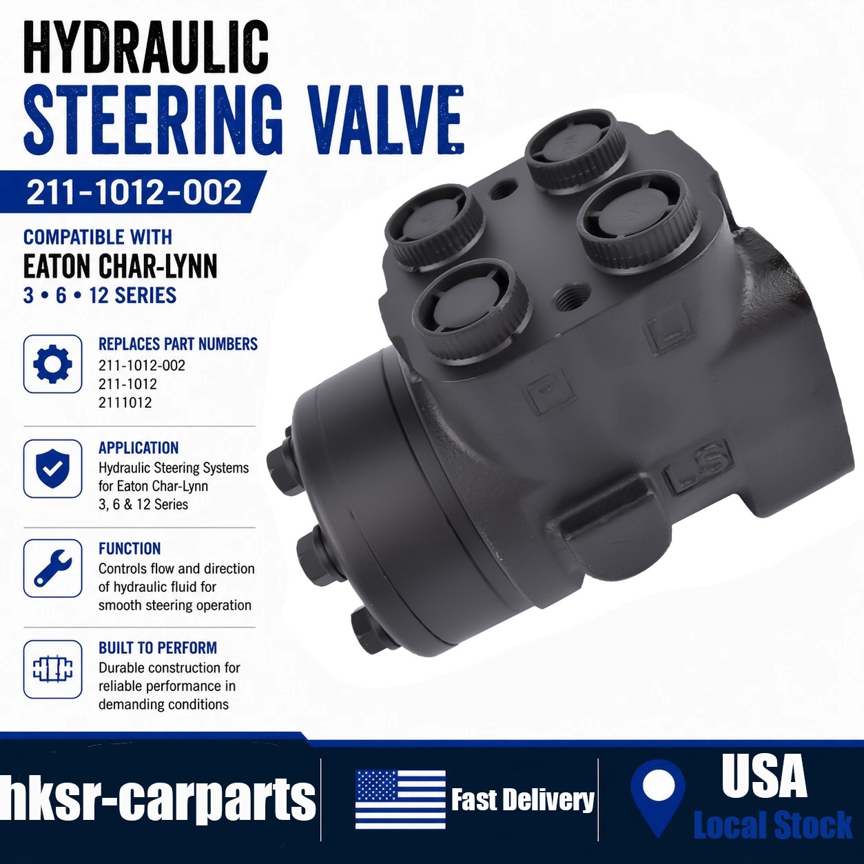 Hydraulic Steering Unit Valve 211-1010-002 For Eaton Char-Lynn 3 6 12 Series New