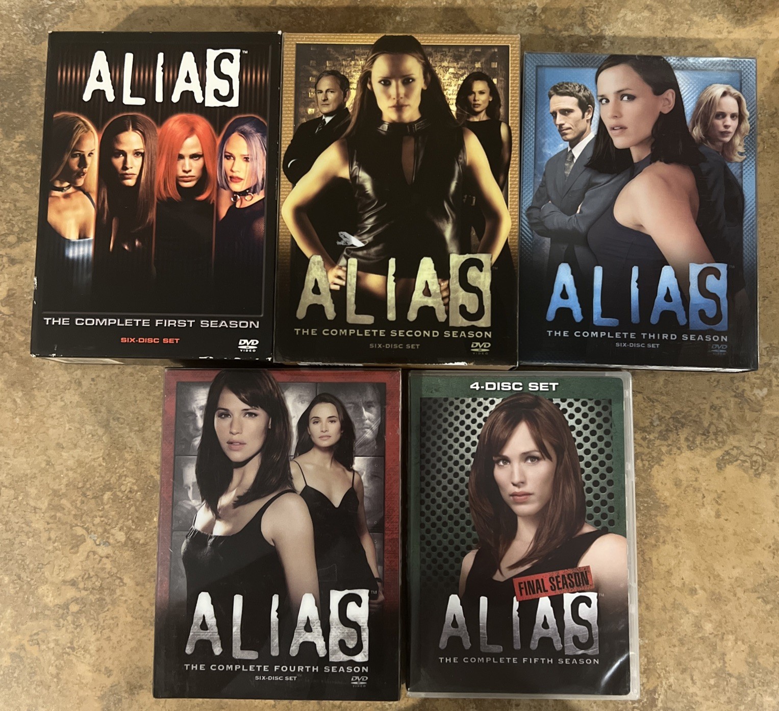 Alias: The Complete Series DVDs Season 1-5 Final ABC Alias: The Complete Series DVDs Season 1-5 Final ABC